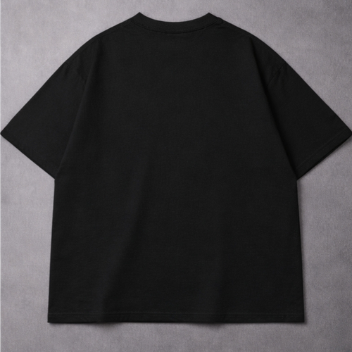 Camiseta Básica Oversized 404 – Peça Essencial Minimalista Preta