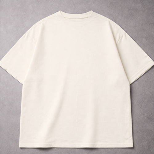 Camiseta Básica Oversized 404 – Peça Essencial Minimalista Branca